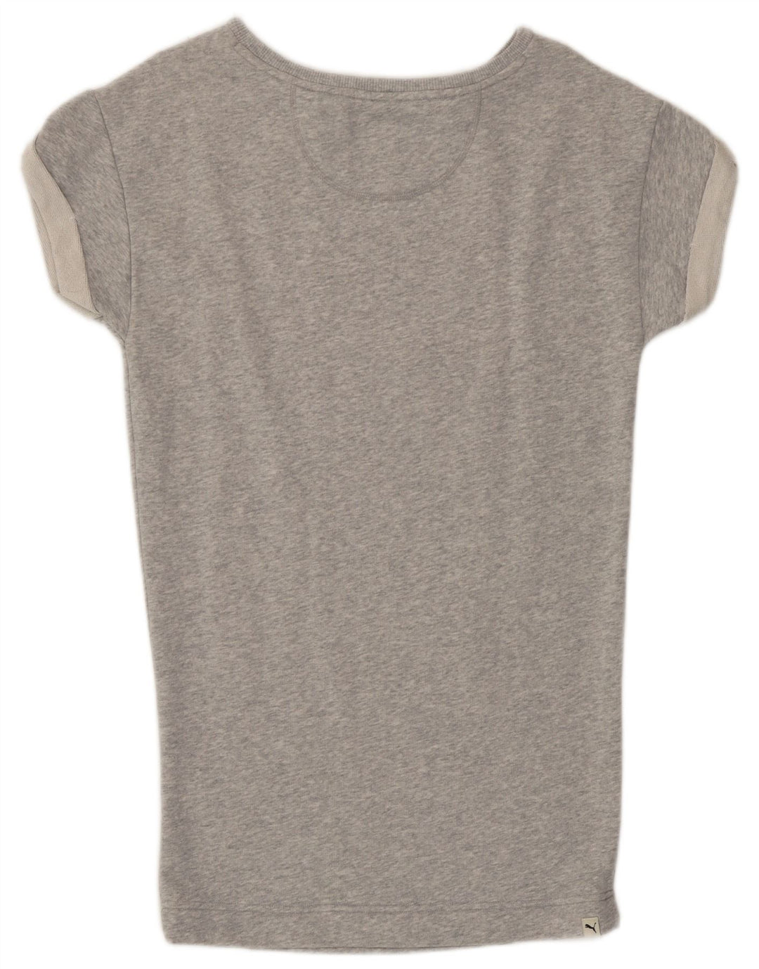Puma Camiseta para mujer Top UK 8 Small Grey Moteado