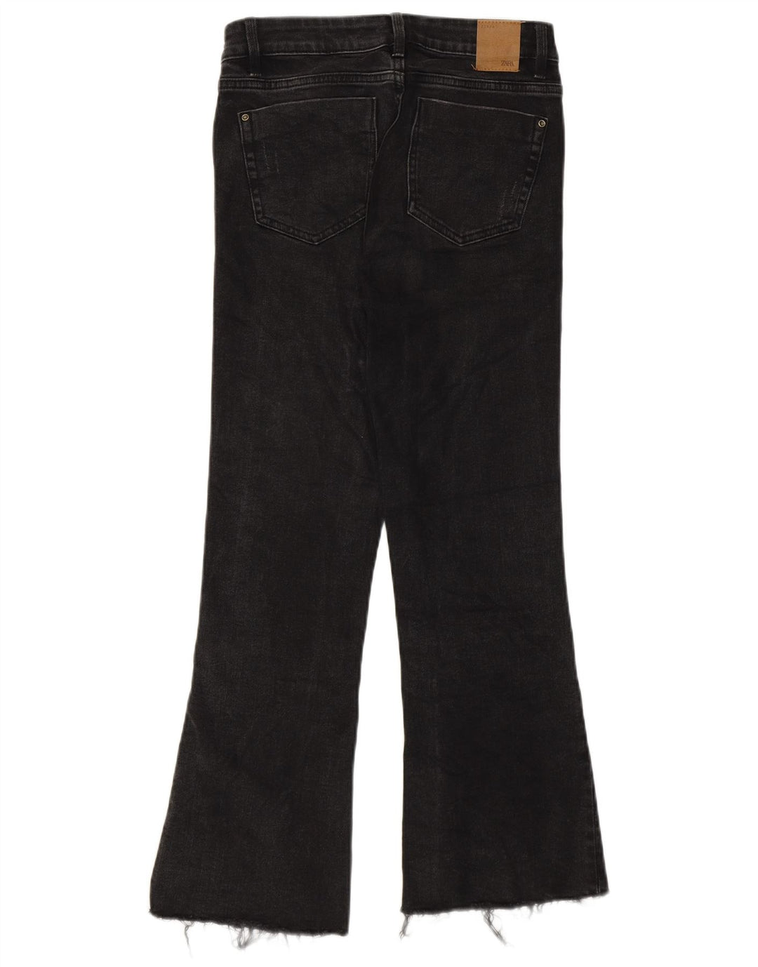 Vaqueros Zara Mujer Crop Bootcut EU 34 2XS W24 L25 Gris