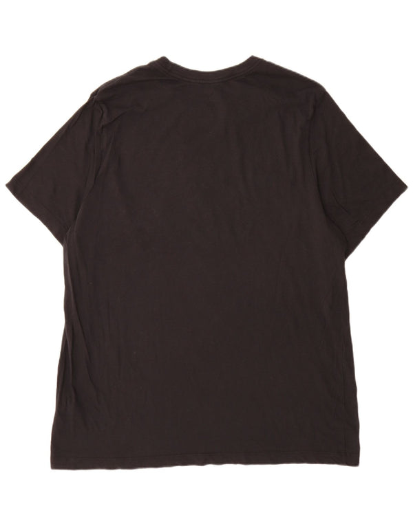 Nike Camiseta gráfica para hombre Top 2XL Algodón negro