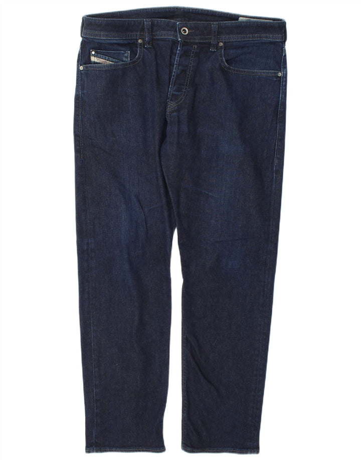 Diesel Vaqueros ajustados para hombre W34 L30 Algodón azul marino