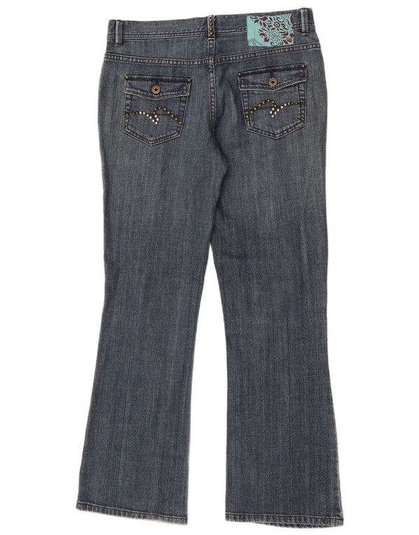 Monsoon Vaqueros Bootcut para Mujer UK 12 Medium W32 L30 Algodón Azul