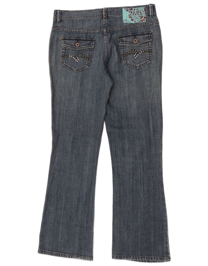 Monsoon Vaqueros Bootcut para Mujer UK 12 Medium W32 L30 Algodón Azul