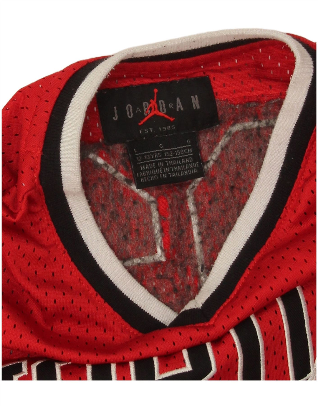 Jordan Camiseta gráfica para niños 12-13 años Grande Rojo
