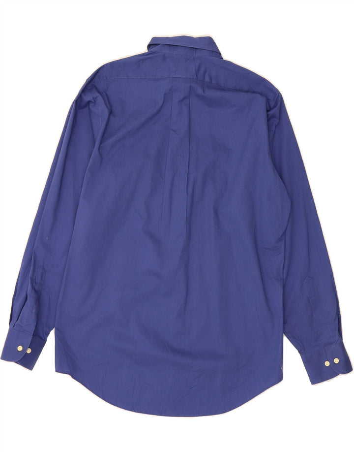 CHAPS Mens Shirt Size 15 1/2 Medium Blue Cotton Vintage Chaps and Second-Hand Chaps from Messina Hembry 