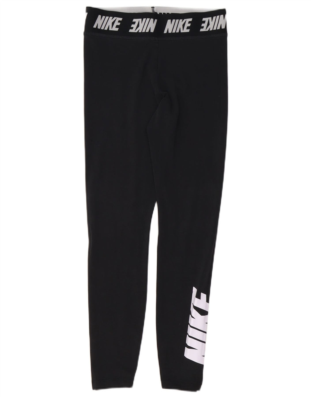 NIKE Leggings gráficos para mujer UK 44 Mediano Algodón negro