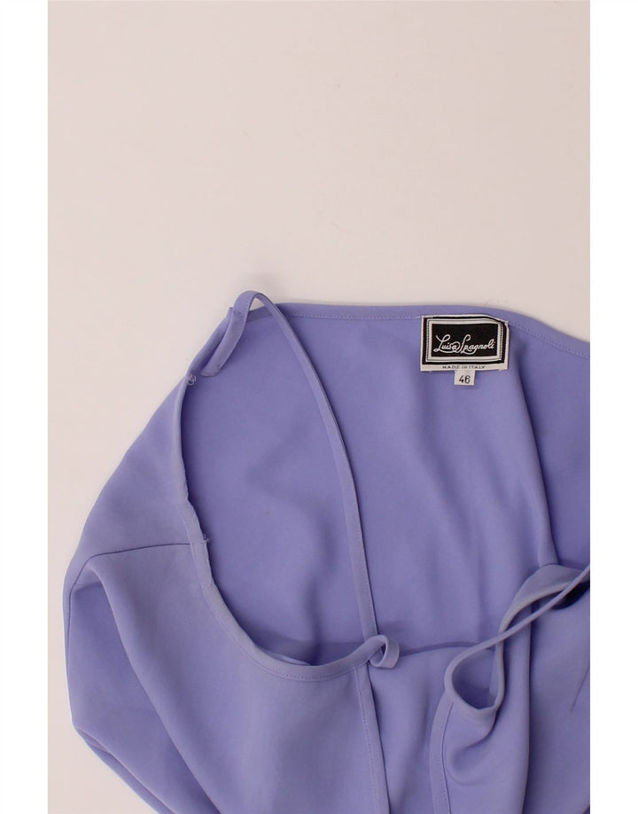 LUISA SPAGNOLI Womens Crop Cami Top IT 46 Large Purple Vintage Luisa Spagnoli and Second-Hand Luisa Spagnoli from Messina Hembry 