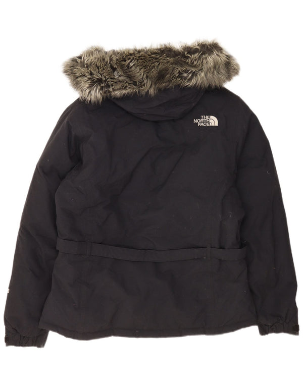 The North Face Chaqueta acolchada con capucha para mujer UK 46 Large Nylon azul marino