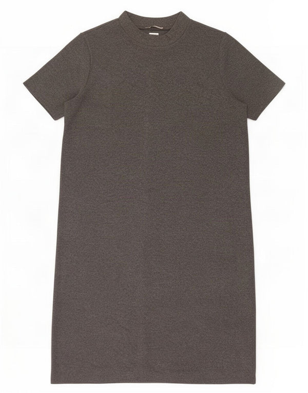 Zara Mujer Trafaluc Jumper Vestido UK 46 Grande Gris Poliéster
