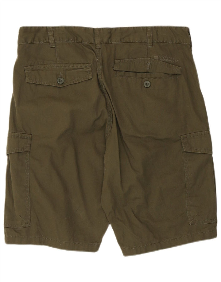 Pantalones cortos tipo cargo para hombre Mountain Warehouse W34 Algodón caqui grande