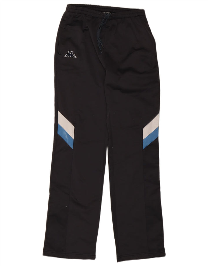 Kappa Hombre Pantalones De Chándal Medium Negro Colorblock Poliéster