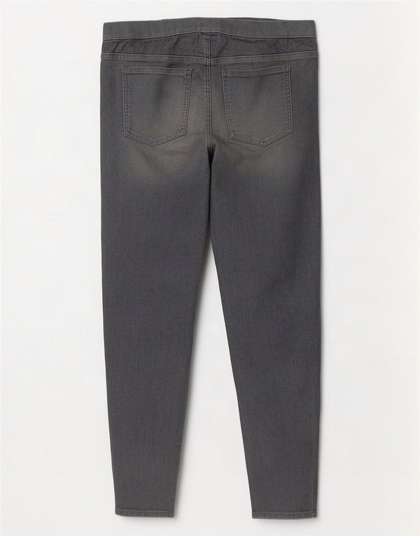 Marks & Spencer Vaqueros Jegging para Mujer UK 20 2XL W38 L27 Algodón Gris