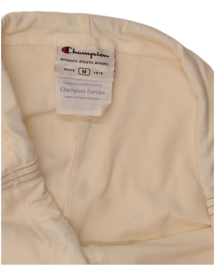 Champion Pantalones De Chándal Acampanados Para Mujer UK 12 Medium Off White Poliamida