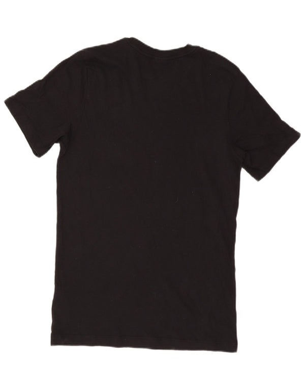 Nike - Camiseta gráfica para hombre, talla pequeña, algodón negro