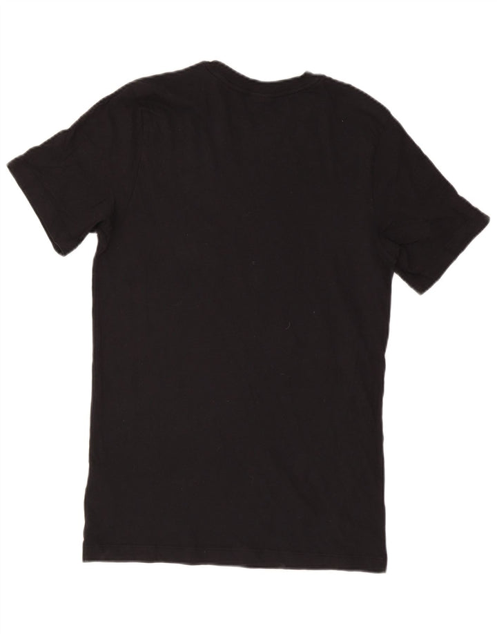 Nike - Camiseta gráfica para hombre, talla pequeña, algodón negro