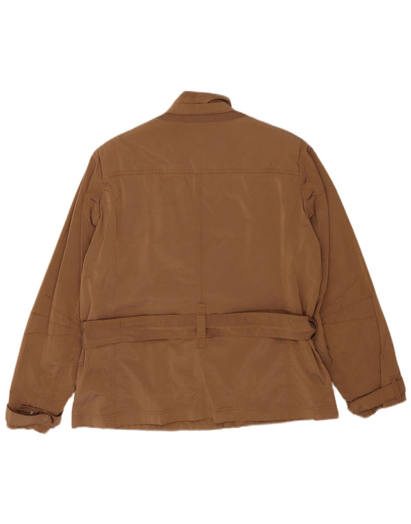 Geox Mujer Respira Utility Jacket UK 40 XL Poliéster Marrón