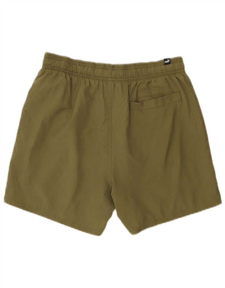 Puma Shorts deportivos gráficos para hombre Poliéster caqui mediano
