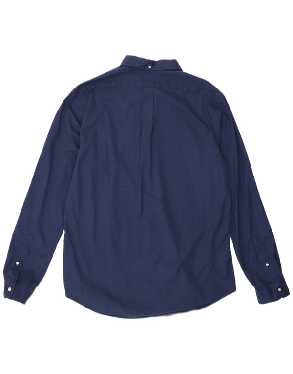 Camisa Ralph Lauren Hombre Slim Fit XL Algodón Azul Marino