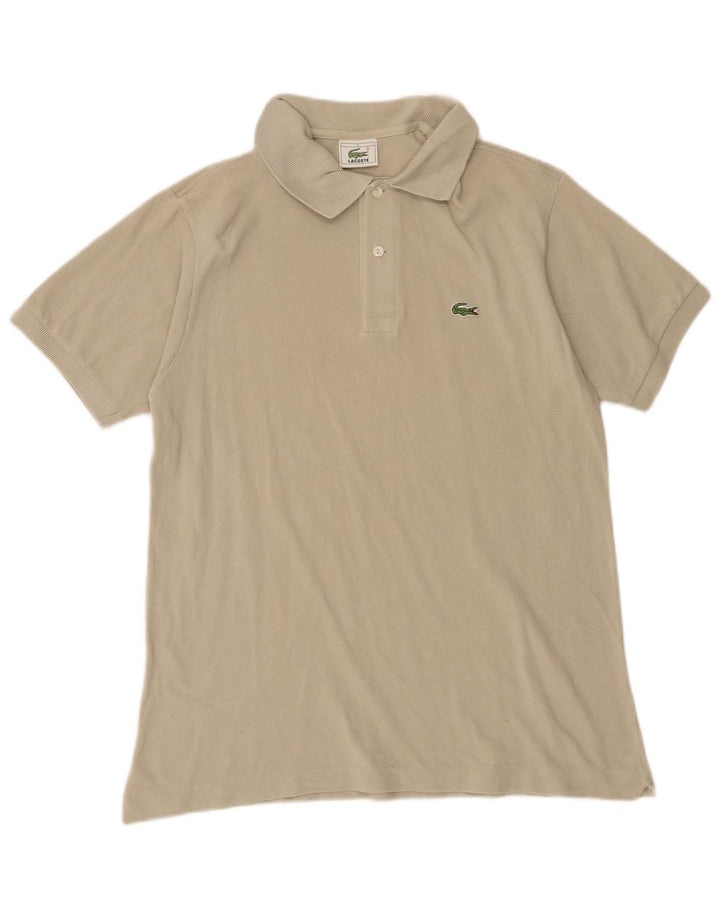 Polo Lacoste para hombre talla 4 algodón verde medio