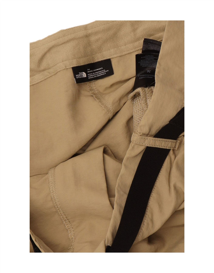 THE NORTH FACE Pantalón cargo de senderismo para hombre W34 L30 Nylon beige