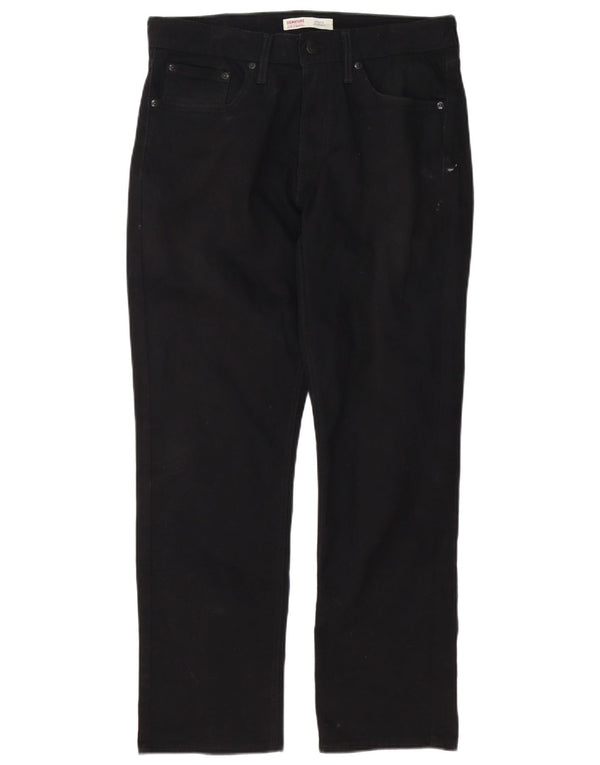 Levi's Mens Signature Straight Casual Trousers W32 L30 Black Cotton