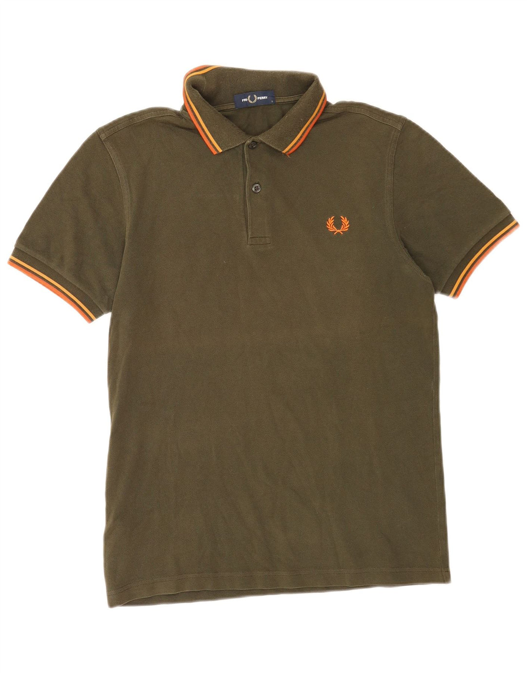 Polo Fred Perry Hombre Pequeño Algodón Caqui
