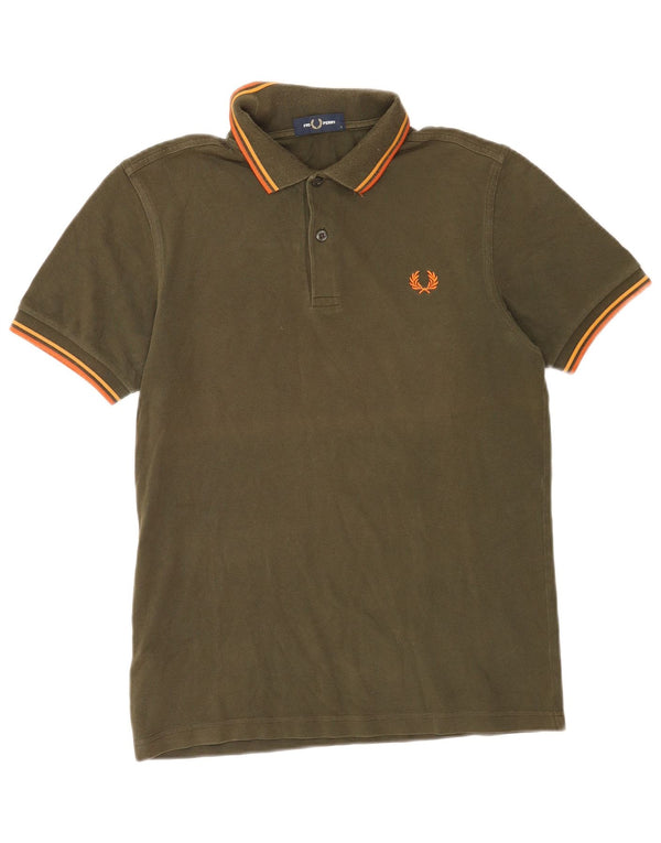 Polo Fred Perry Hombre Pequeño Algodón Caqui
