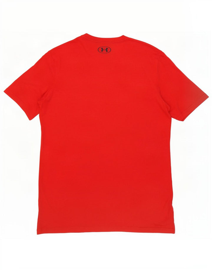 Under Armour Camiseta gráfica para hombre, parte superior mediana roja