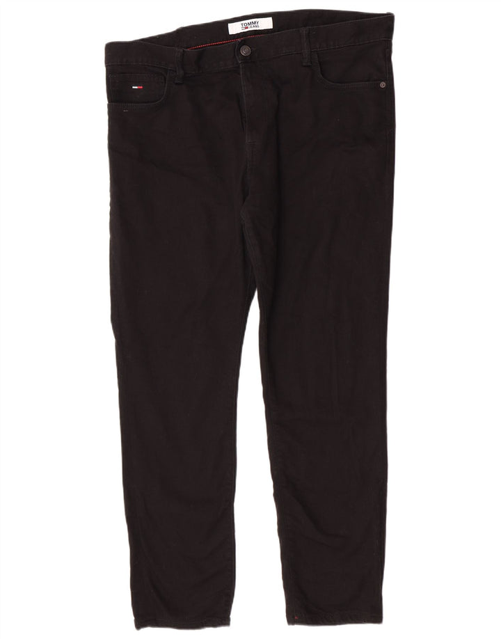 Tommy Hilfiger Vaqueros ajustados para hombre W38 L30 Algodón negro