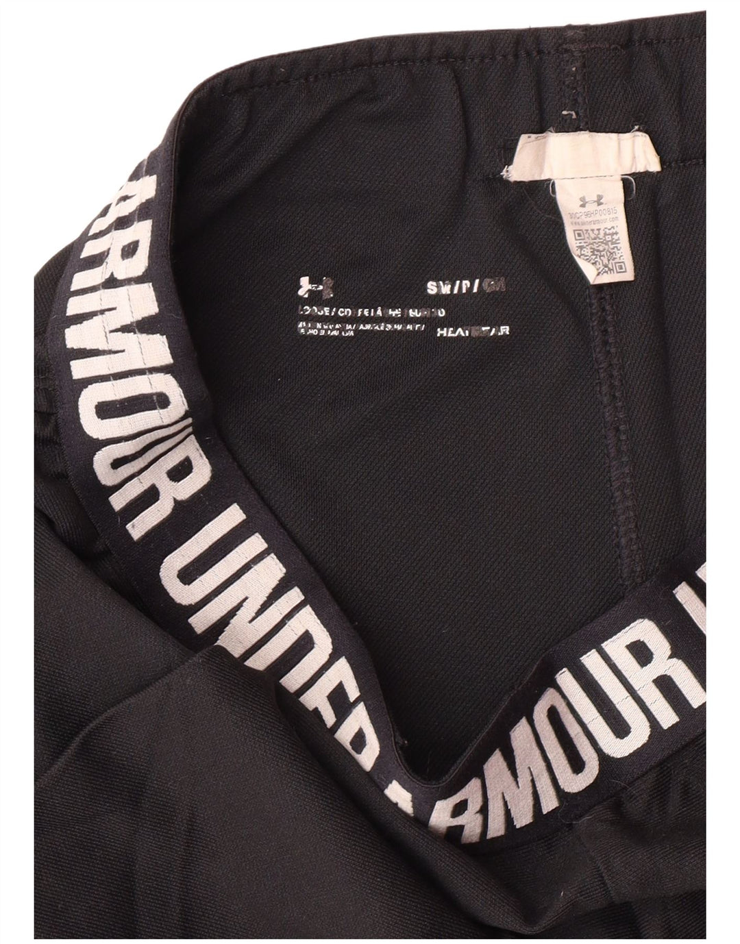 UNDER ARMOUR Pantalones cortos deportivos Heat Gear Graphic para mujer UK 10 Small Black