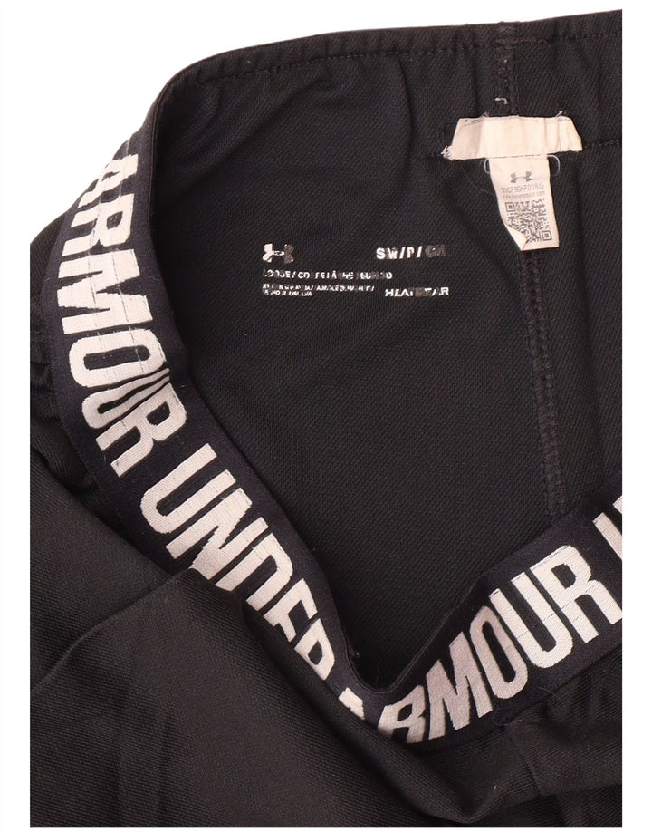 UNDER ARMOUR Pantalones cortos deportivos Heat Gear Graphic para mujer UK 10 Small Black