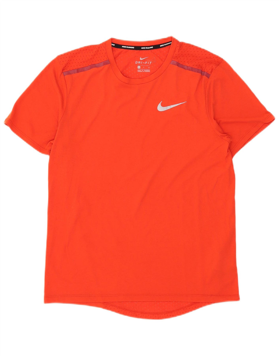 Nike - Camiseta Dri Fit para hombre, talla pequeña, poliéster rojo