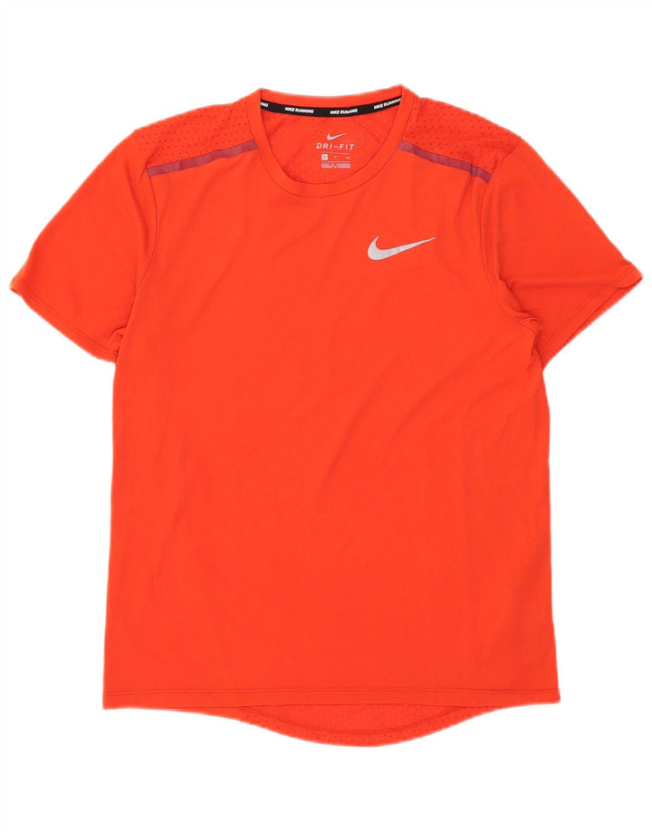 Nike - Camiseta Dri Fit para hombre, talla pequeña, poliéster rojo