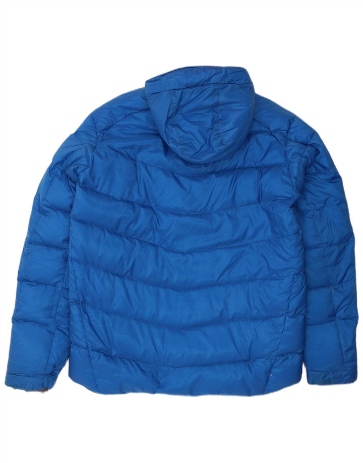 Jack Wolfskin Chaqueta acolchada con capucha para hombre UK 44/46 XL Azul Poliéster