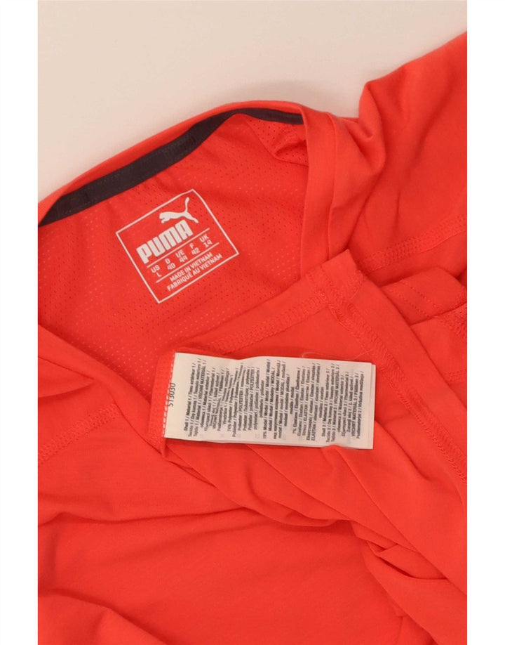 Puma Camiseta para mujer Top UK 40 Grande Poliéster rojo