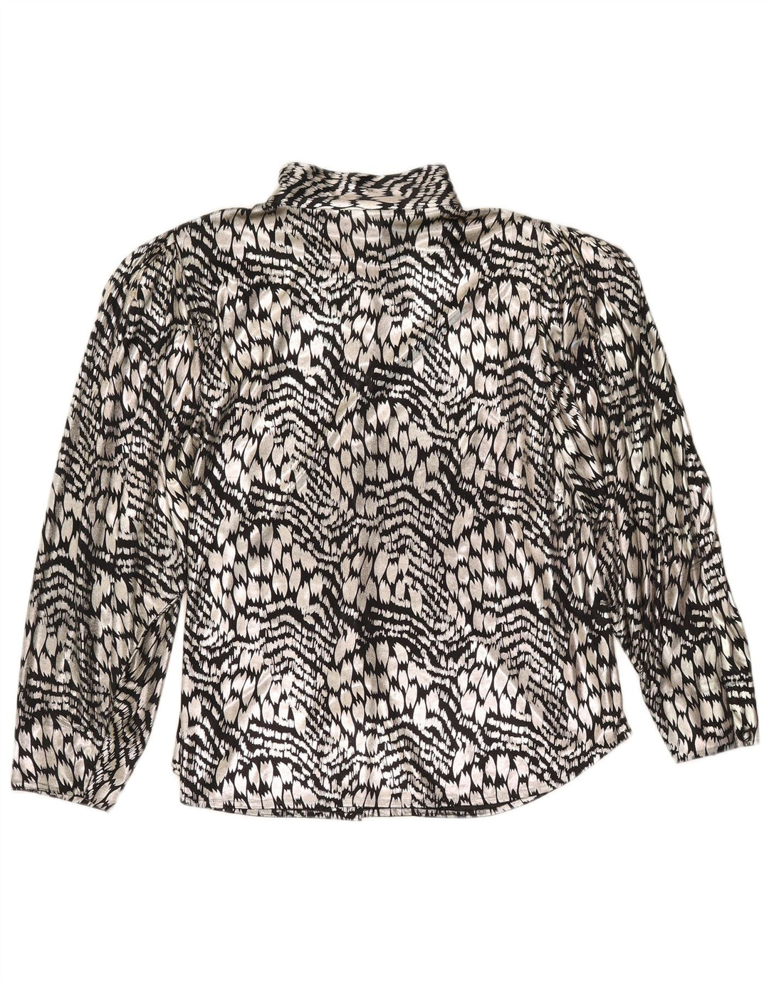 Blusa Camisa Mujer Yessica EU 44 XL Plata Estampado Animal Poliéster