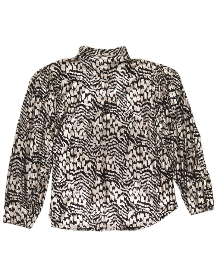 Blusa Camisa Mujer Yessica EU 44 XL Plata Estampado Animal Poliéster