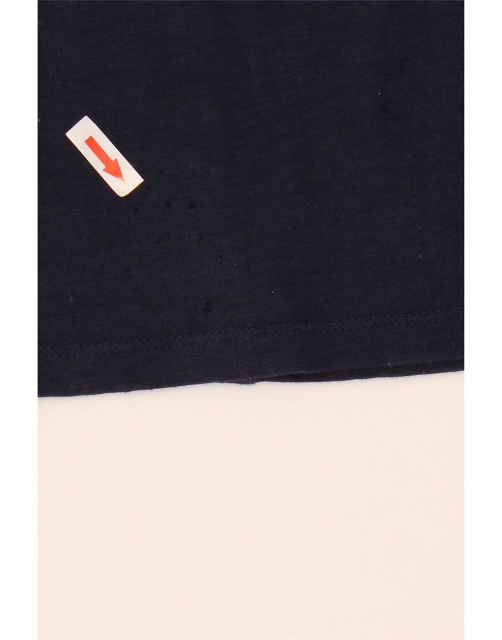 Gap Camiseta para Mujer Top UK 12 Medium Azul Marino Algodón