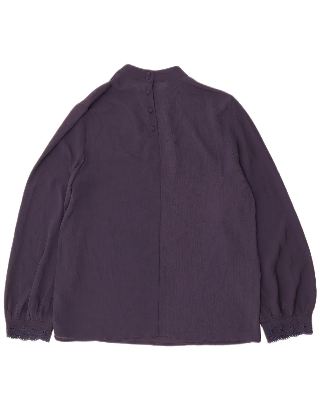 Marks & Spencer Blusa de manga larga para mujer UK 42 Medio Azul marino