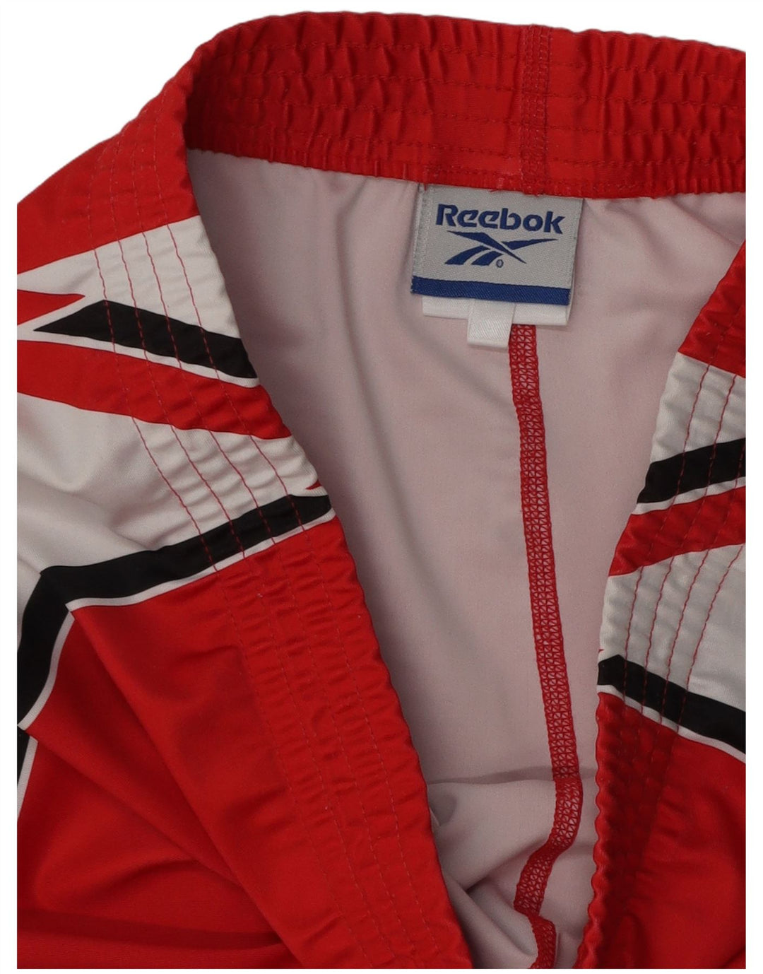 Pantalones de chándal Reebok Hombre Pequeños Rojo Colorblock Poliéster