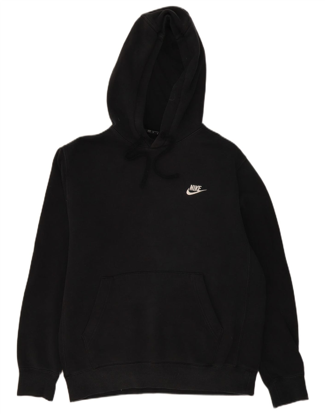 NIKE Hombre Sudadera con Capucha Jumper Medium Negro Algodón