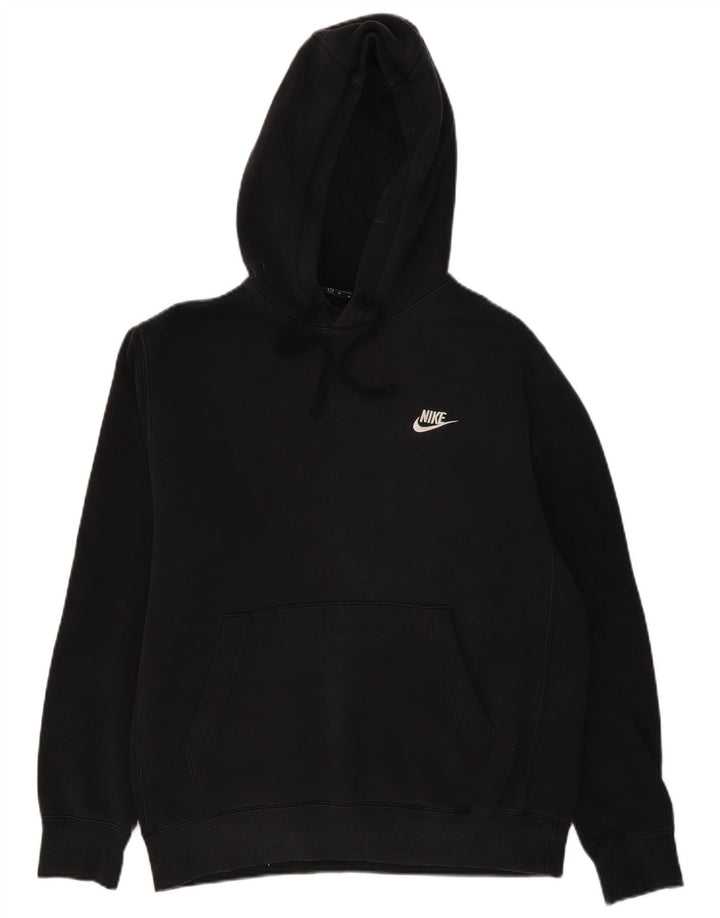 NIKE Hombre Sudadera con Capucha Jumper Medium Negro Algodón