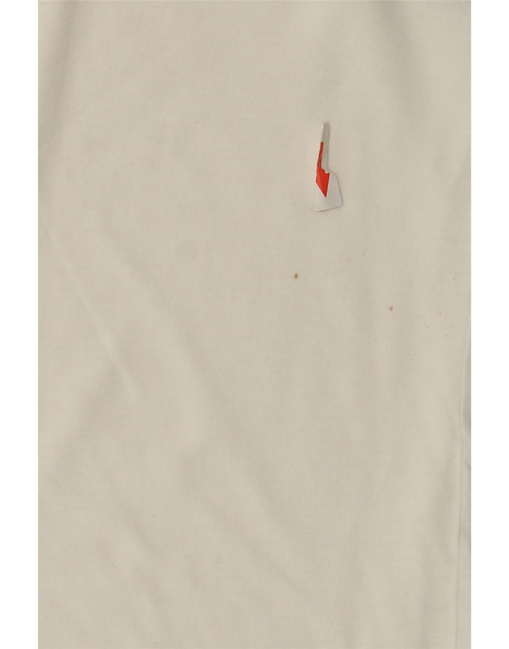 Fila Camiseta gráfica para hombre Top Medium White Colourblock Cotton