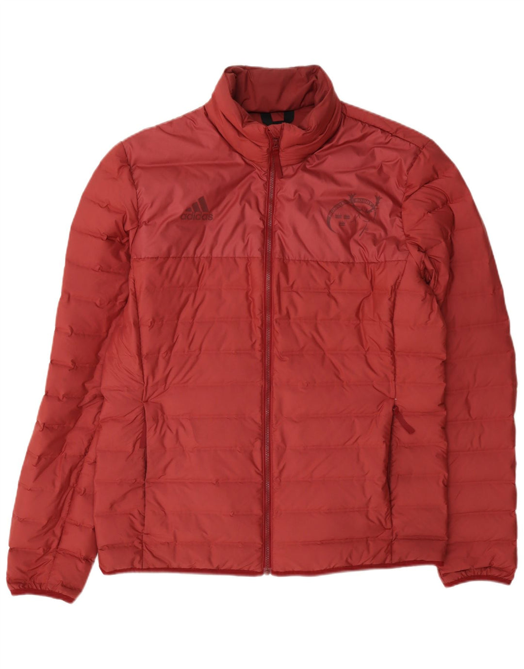 Adidas Mens Munster Rugby Chaqueta Acolchada Reino Unido 40 Grande Poliéster Borgoña