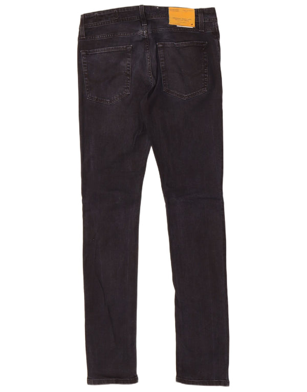 Jack & Jones Mens Ben Skinny Jeans W32 L36 Algodón Azul Marino