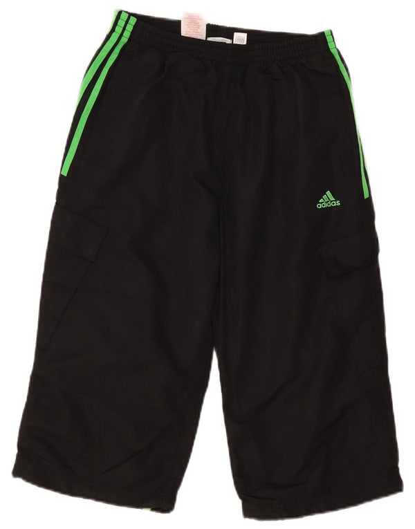 Adidas Clima 365 Bermudas - Pantalones cortos deportivos para niña (12-13 años), color negro
