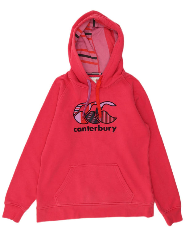 Canterbury Uglies Graphic Sudadera con capucha para mujer UK 12 Medium Pink