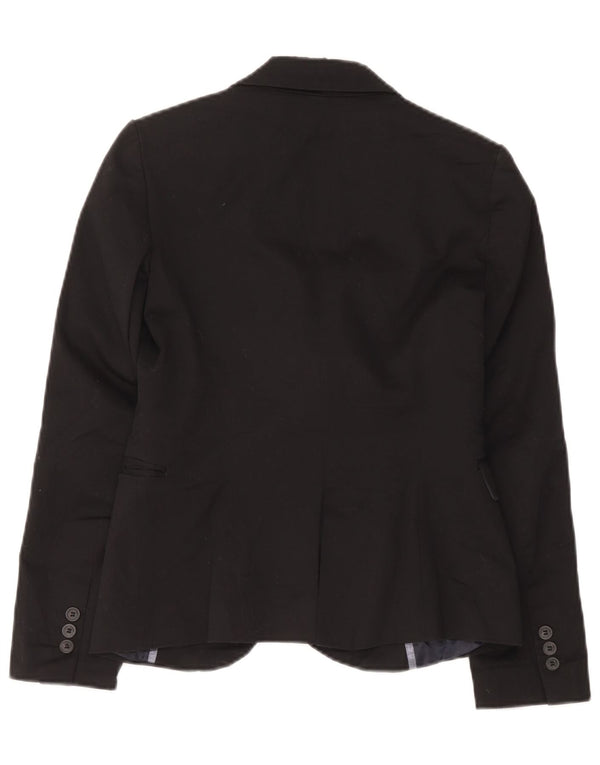 Zara Chaqueta Blazer De 1 Botón para Mujer UK 42 Medium Black