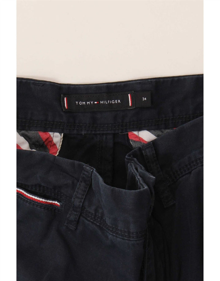 Tommy Hilfiger Shorts Cargo para Hombre W34 Grande Azul Marino