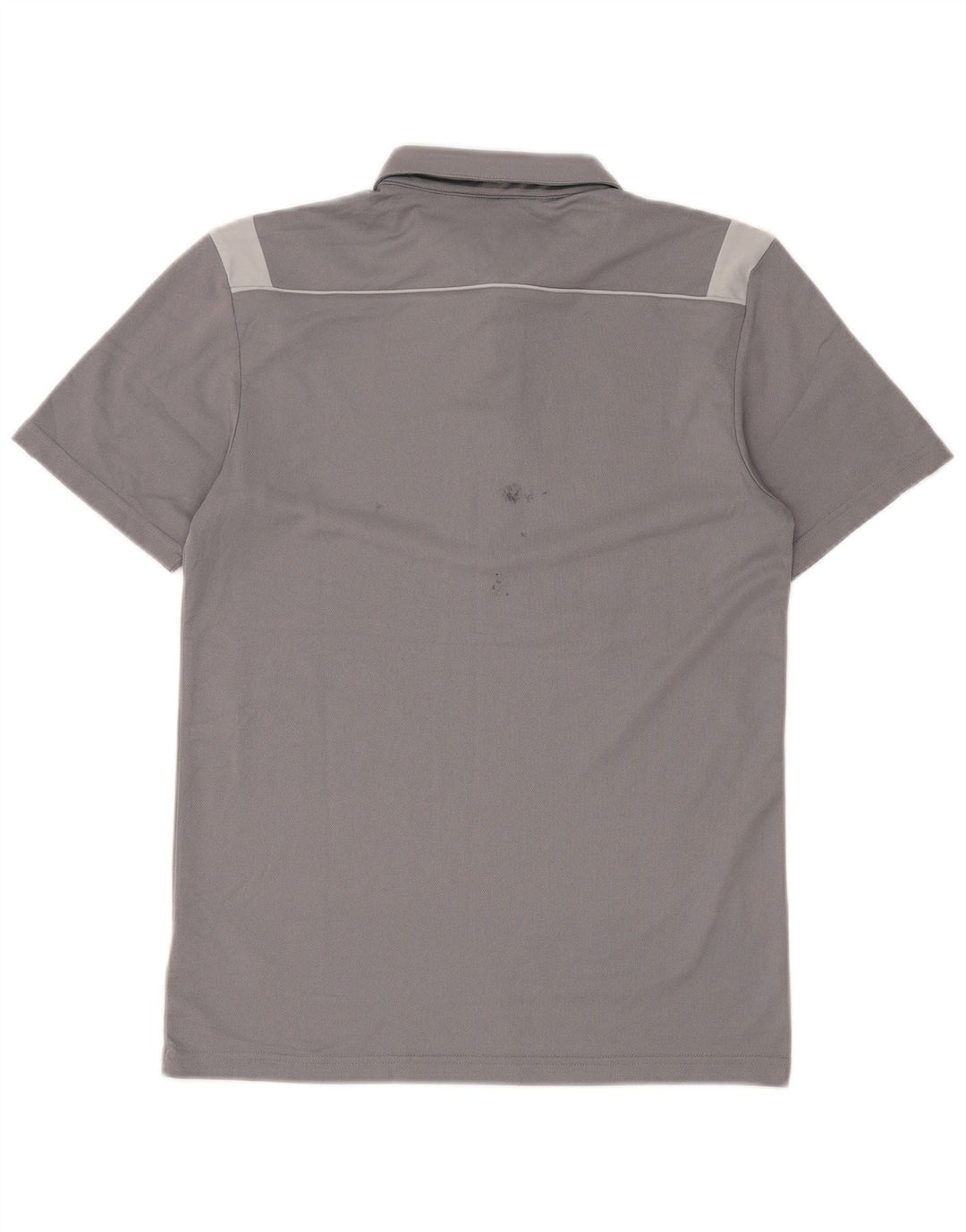 Adidas Mens Climalite Polo Polo Pequeño Gris Colorblock Poliéster