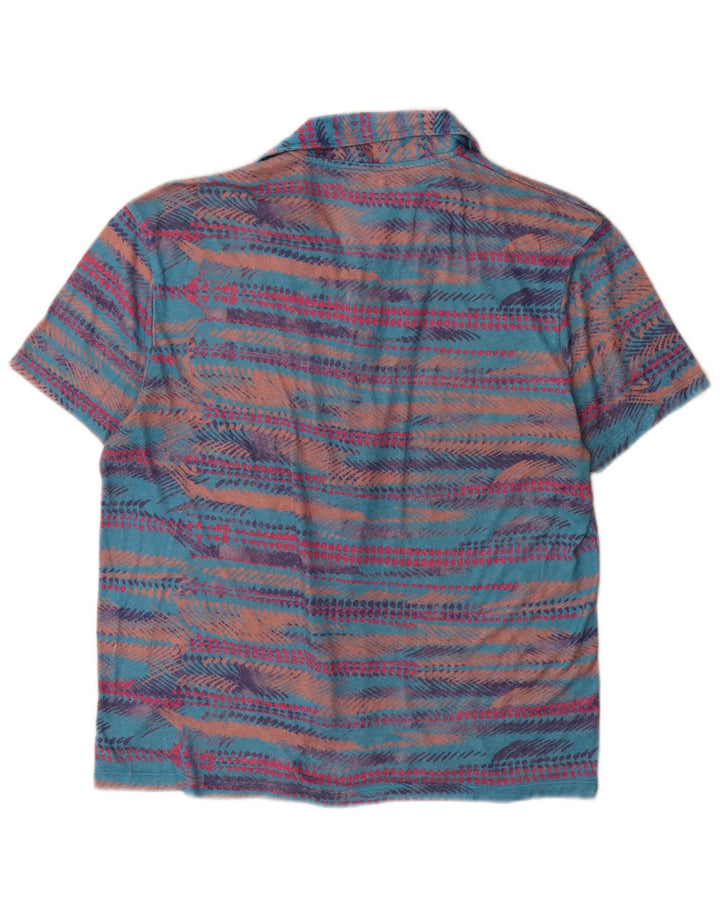 Zara Hombre Camisa Manga Corta Mediana Rayas Multicolor